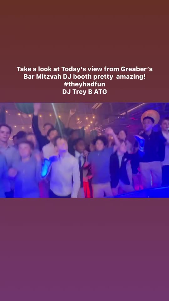Mitzvah celebration video featuring Trey Byrum of ATG