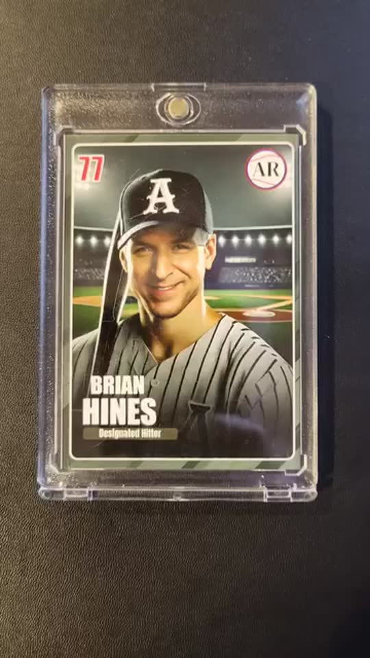 ATG’s AI baseball trading card booth at Bar Mitzvah, Lenny Boy Brewing