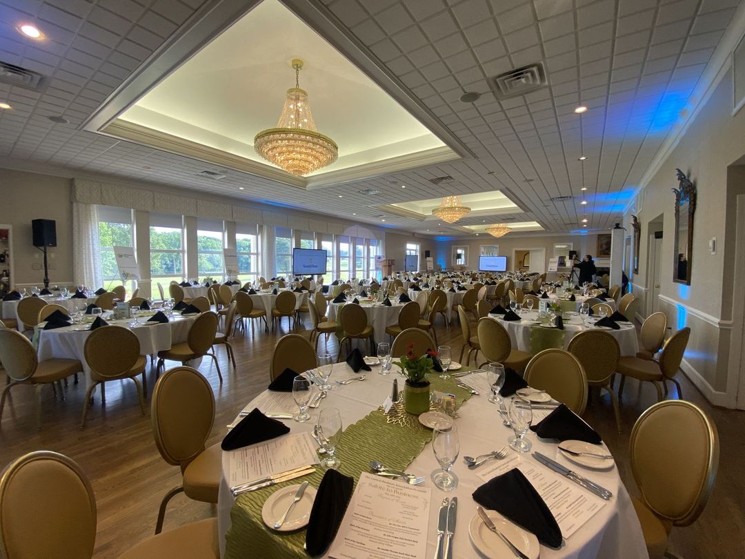 Salute to Business with the Gaston Business Association: ATG staging and screens at Gaston Country Club