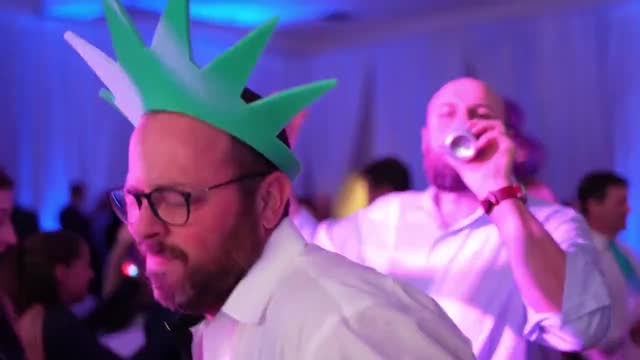 Bat Mitzvah, the whole family dancing