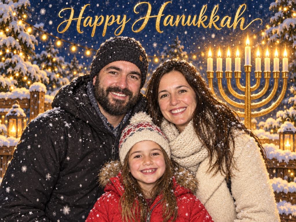 Sample AI style: Hanukkah Winter