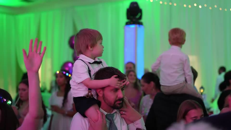Mitzvah celebration with full production