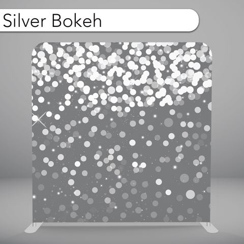 Silver Bokeh backdrop