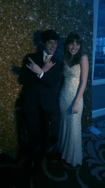 Prom with lasers, CO2, LED stage and dance cam