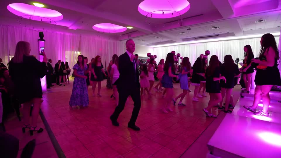 Bat Mitzvah with a custom video wall