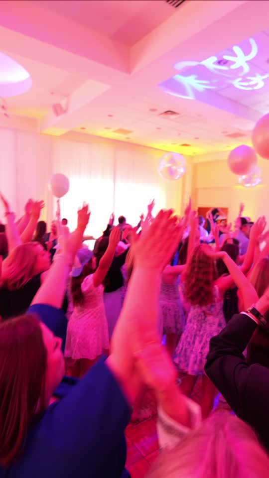 Bat Mitzvah at Temple Beth El, with pipe and drape