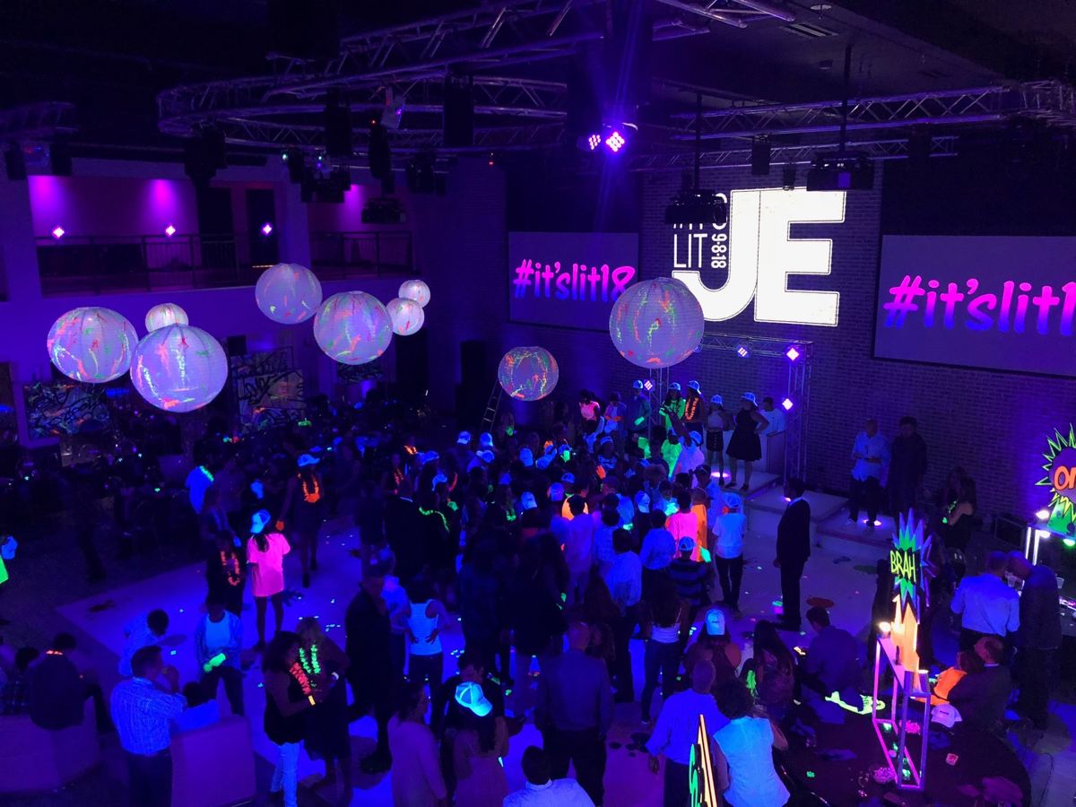 Black Light Experience at an ATG event
