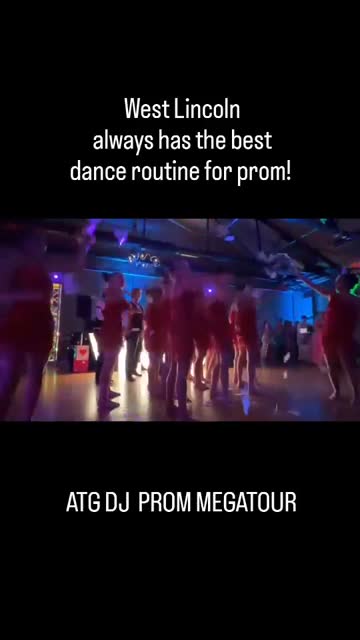 The prom dance routine